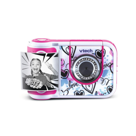 VTech Kidizoom Printcam Rose - Appareil Photo Instantané pour Enfants