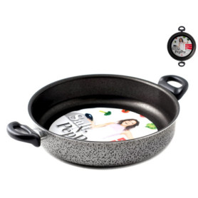 Poêle Antiadhésive 24 cm avec 2 Anses - Home Salpepper