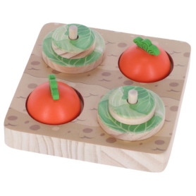 Jouet d'apprentissage Veggie pour Lapins et Rongeurs - Albert Kerbl