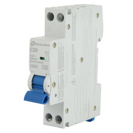 Disjoncteur Electraline 20A Courbe C - Protection Optimale 4.5kA