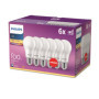 Pack de 6 Ampoules LED Philips E27 Blanc Chaud 100W Économie d'Énergie
