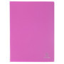 Protège-documents Exacompta OPAK 100 pochettes cristal lisse A4 - Couverture rose