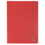 Protège-documents Exacompta OPAK 80 pochettes A4 - Couverture rouge semi-rigide