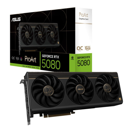 ASUS ProArt GeForce RTX 5080 16GB OC - Carte Graphique GDDR7 pour Création de Contenu