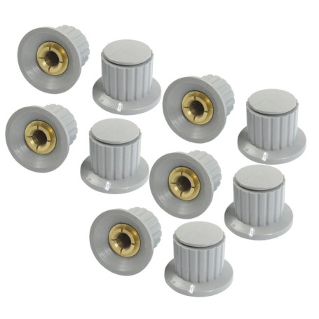 Boutons Potentiomètres en Laiton - 10 Pièces 6mm