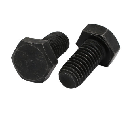 Boulons à Tête Hexagonale Inversés M10x20mm - 2 Pièces en Acier Noir