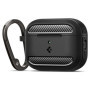 Coque Spigen Rugged Armor pour AirPods Pro 3 - Protection Slim Noir Mat