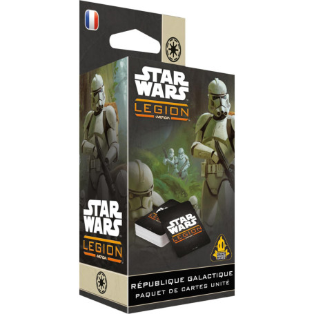 Pack de Cartes Unité et Amélioration - République Galactique - Star Wars™: Legion