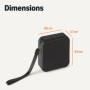 Haut-Parleur Portable Bluetooth 5.3 Amazon Basics - Étanche et Compact