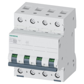 Disjoncteur Siemens 5SL6 20A 4 pôles Courbe C 6kA 400V