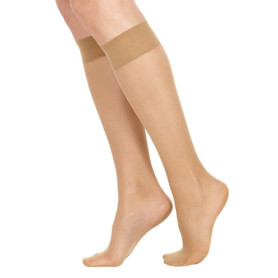 Pack de 6 Paires de Chaussettes Mi-Bas Couleur Chair - Taille Unique