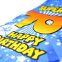 Cravate d'anniversaire Happium pour le 70e anniversaire - Bleu