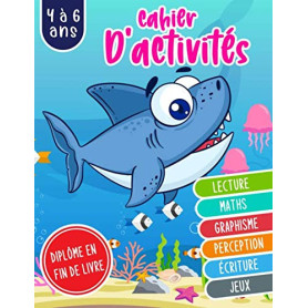Cahier d'activités éducatives 4-6 ans : Lecture, Maths et Graphisme