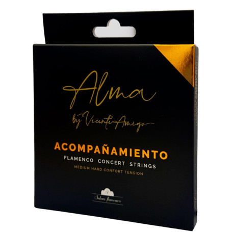 Jeu de cordes pour guitare flamenco 'Alma' - Tension moyenne et son chaleureux