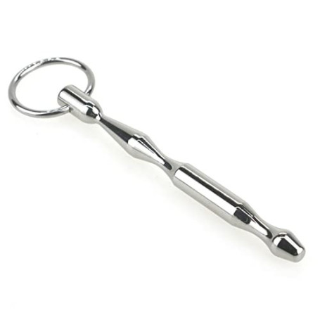 Sonde Urétrale avec Plug Pénien et Anneaux Ajustables - Bondage Masters