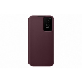 Samsung Galaxy S22 Plus Coque Smart Clear View Bordeaux