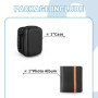 Étui de Voyage Noir pour Polaroid avec Album Photo Intégré