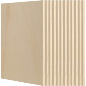 Lot de 12 Panneaux de Toile en Bois Brut pour Artistes - 30,5 x 22,9 cm