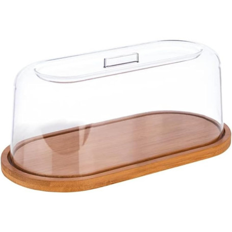 Plateau en Bambou avec Capot - Ensemble Pratique pour Service