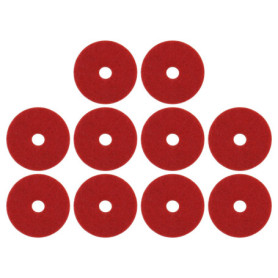 Lot de 10 Patins en Feutre Rouge pour Machines à Coudre Singer