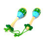 Maraca Miniature en Bois de Pin pour Enfants - 17 cm