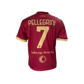 Maillot Officiel AS Roma Enfant Rouge 3/4 Manches - Saison 2024/2025