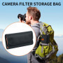 Sac Filtrant Orange pour Appareil Photo - Pochette de Voyage avec 4 Compartiments
