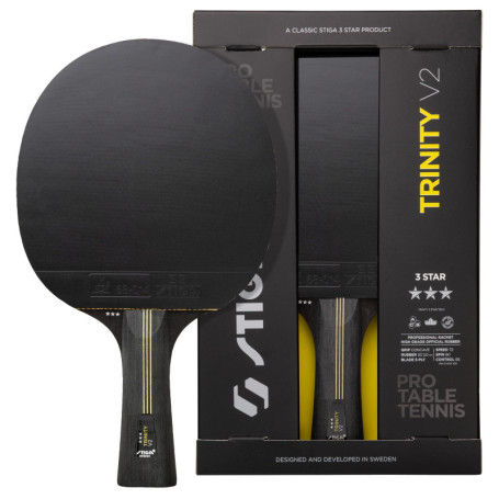 Raquette de Ping-Pong STIGA Trinity V2 - Performance Optimale pour Joueurs Offensifs