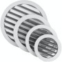 Grille d'Aération Ronde 150mm en Aluminium avec Moustiquaire Inox - Intérieur & Extérieur