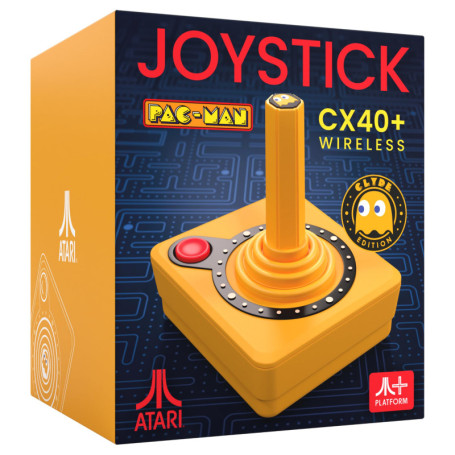 Joystick sans fil Pac-Man CX-40+ - Édition Rétro Orange