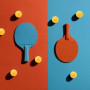 Lot de 50 balles de tennis de table AWAOVV - 40 mm - Couleurs aléatoires