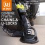 Ancrage Sécurisé Urban UR56 pour Moto et Vélo - Acier Trempé Ø16 mm