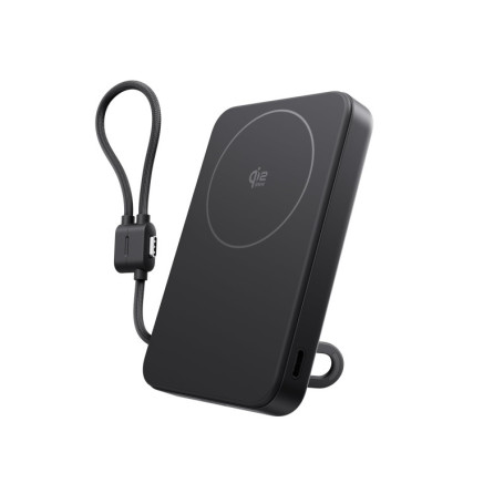 Powerbank Magnétique EcoFlow 10000mAh 25W avec Câble USB-C Noir