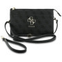 Pochette Guess 4G Noir avec Logo - Sac à Main Élégant