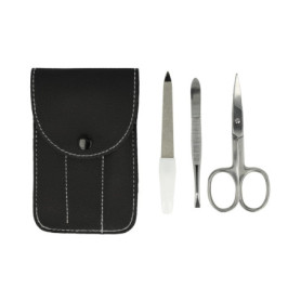 Kit de Manucure et Pédicure Clauss avec Ciseaux, Lime et Pince à Épiler