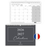 Calendrier Mural Familial 2026-2027 A4 - Planificateur Mensuel 18 Mois