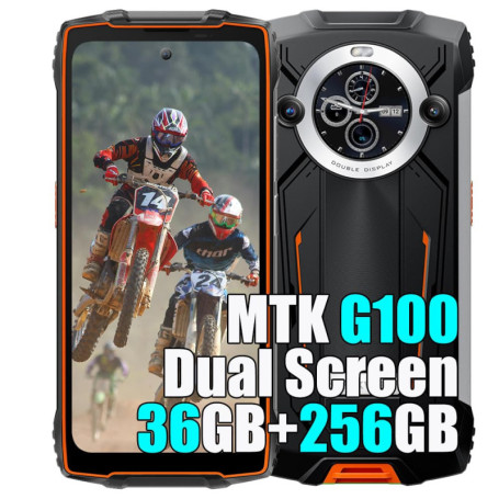 Blackview BV8200 - Smartphone Incassable 4G avec Double Écran 6.5" et 256 Go de Stockage