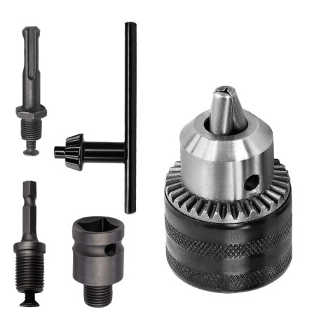 Adaptateur de Mandrin à Serrage Rapide 1,5-13mm pour Perceuse et Perceuse à Percussion