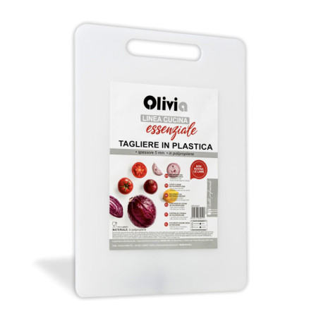 Planche à Découper Multifonction en Plastique IPEA - Idéale pour Fruits, Légumes et Apéritifs