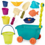 Chariot de Plage Wavy-Wagon B. Toys avec 10 Jouets Amusants