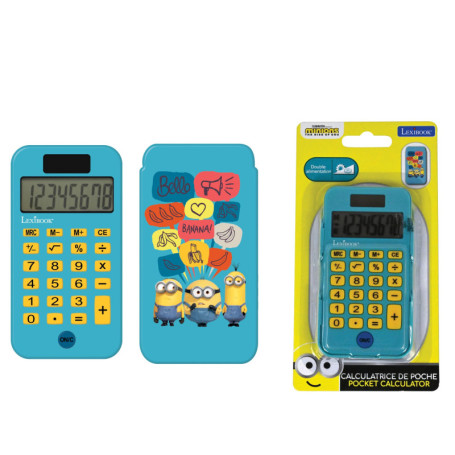 Calculatrice de Poche Minions Lexibook - Fonctions Classiques et Évoluées