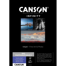 Papier Photo Canson Infinity Rag A3 - Boîte de 25 Feuilles Ultra Lisse 310g