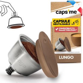 Capsule Rechargeable en Inox pour Nescafé Dolce Gusto - Économisez avec Caps'Me