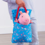 Peluche Peppa Pig Sleepover avec Lumière et Berceuse - Compagnon Doux pour Enfants