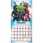 Calendrier Mural Avengers 2026 - Grupo Erik