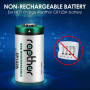 Batterie Lithium Rapthor CR123A 3V 1650mAh pour Appareils Photo et Lampes