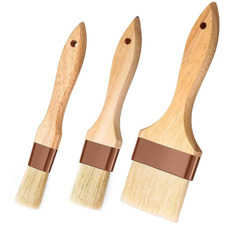 Ensemble de 3 Pinceaux à Pâtisserie Duoleimi - Idéal pour Cuisine et Grillades