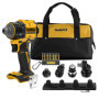 Perceuse-visseuse multi-têtes DEWALT 18V XR avec accessoires