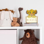 Lampe Veilleuse Simba Roi Lion Personnalisée pour Bébé et Enfant