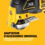 Outil Multifonction Oscillant Sans Fil Dewalt XR 18V avec 29 Accessoires